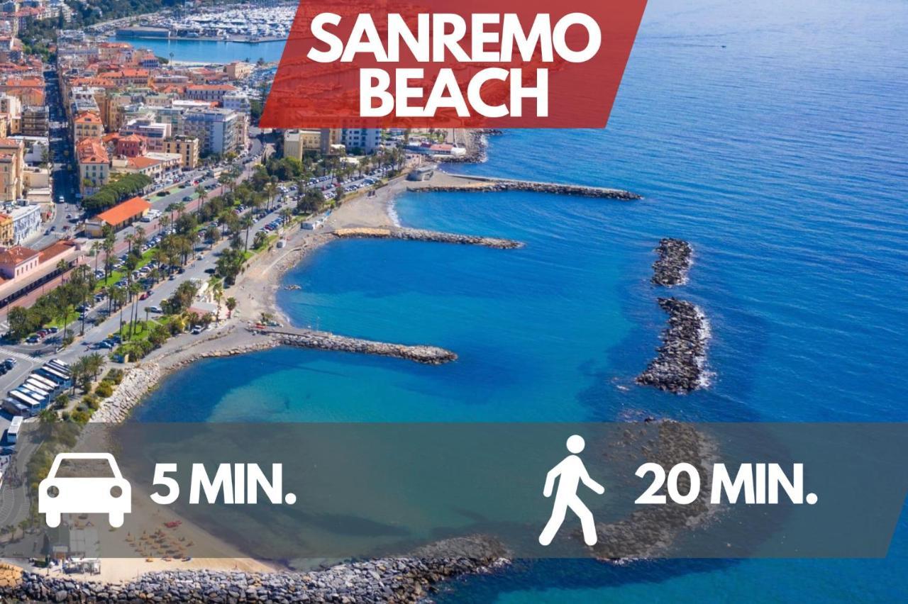 דירות סנרמו Free Parking-Sea View, With Pool & Garden מראה חיצוני תמונה