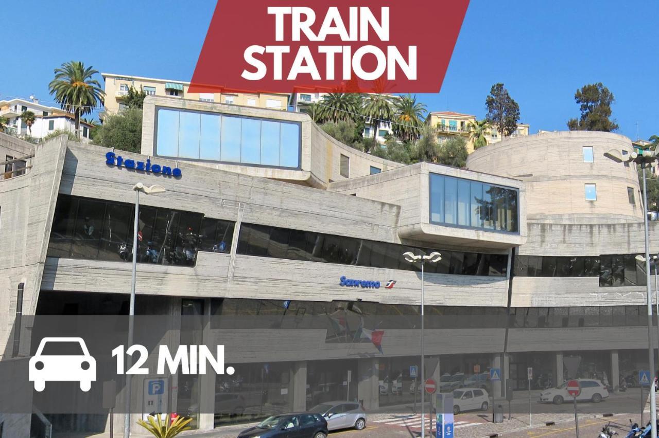 דירות סנרמו Free Parking-Sea View, With Pool & Garden מראה חיצוני תמונה