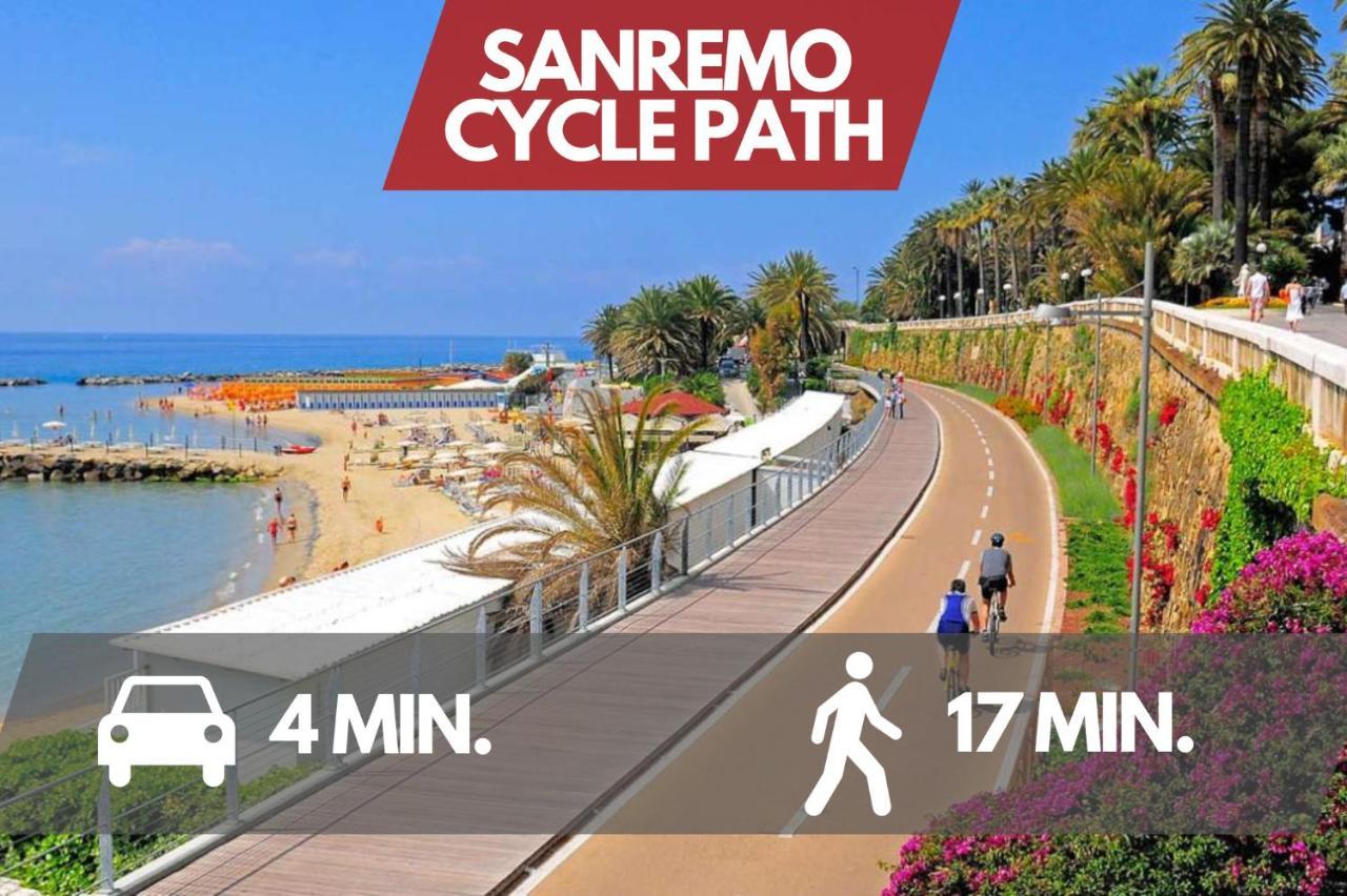 דירות סנרמו Free Parking-Sea View, With Pool & Garden מראה חיצוני תמונה